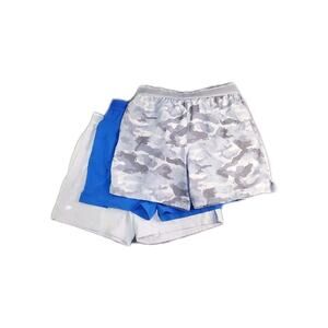 Fabletics Sz L Shorts Mens Lot Bundle of 3 Lined Gym Workout Blue Tan Camo C31